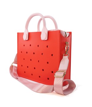 Waterproof EVA Handbag punching women's tote bags With shoulder strap for Women Hand Tote Bag Beach Bag