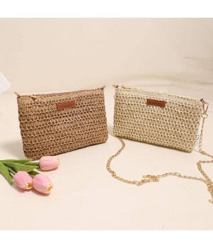 Wholesale summer handmade Crossbody Bag personalized small handbag mini woven coin purse vacation beach shoulder bags
