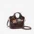 Simple retro women's bucket bag 2025 new versatile hand-held vegetable basket bag casual shoulder crossbody bag