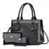 Large Capacity 2024 New Three Piece Set Versatile And Simple Middle Aged Mom Handbags Ladies Bags
