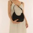Lady's Simple Fashion Trend Irregular PU Leather Handbag Single Strap Polyester Zipper Closure Women's OEM Customizable Shoulder