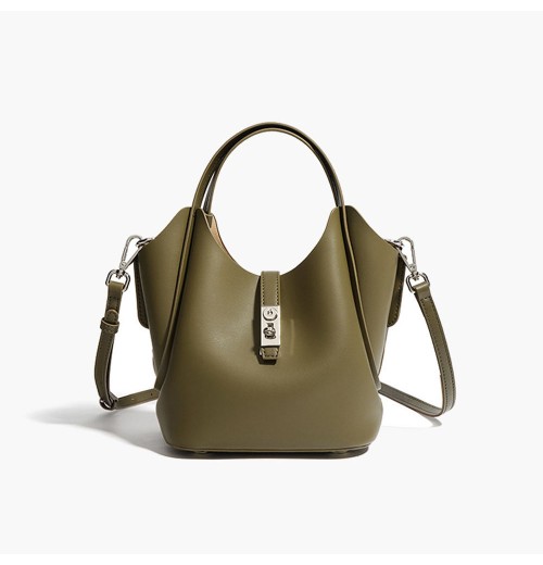 New Style Luxury Cowhide Leather Handbag For Women 2024 Spring Summer Commuting Crossbody Bags