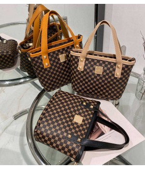 Latest Design Ladies Handbag PU Women's Floral Handbag Exquisite Stylish Single-Strap Zipper Closure Luxury Tote Portable