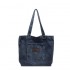 2024 New Women's Washed Denim Tote Bag with Chain - Artistic Canvas Shoulder Bag Korean Style