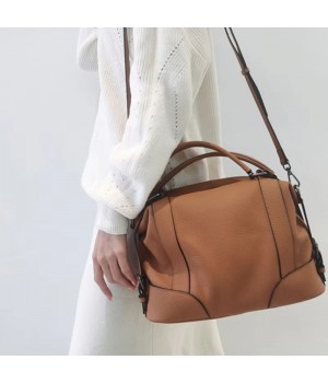 2025New Women's Brand Luxury High Quality Leather Vintage Simple Women's Shoulder Bag Custom Tote Bag