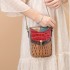 Best Selling Popular Printed Genuine Leather Mobile Phone Bags Mini Shoulder Crossbody Handbag Girl's Casual Cute Wallet