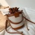 Ladies' Bucket Bag 2024 New Simple women's bucket bags Popular Fashion Shoulder Bag