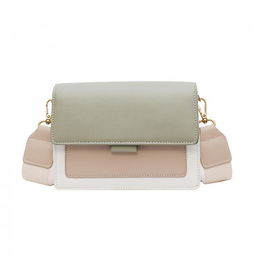 Wide strap with chain handbags women's square shoulder bags with zipper compartments ladies hobo purse Wide strap with chain handbags women's square shoulder bags with zipper compartments ladies hobo purse