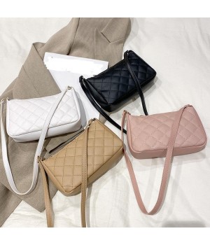 2024 Simple fashion underarm bag western style casual felt new women shoulder bag