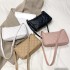 2024 Simple fashion underarm bag western style casual felt new women shoulder bag