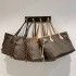 Factory Wholesale PU Leather Ladies Tote Bag High Quality Large Capacity Shoulder Handbags For Women