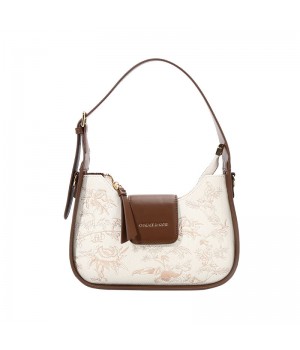 This year's popular new Chinese style fashion 2025 new Underarm bag leather bag women's shoulder bags Handbag