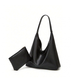Luxury Women's Real Leather Lady Handbags in Brown Solid Color