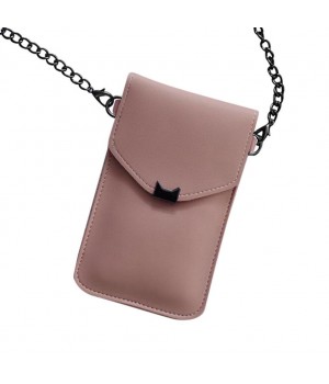 New Transparent Pouch Screen Women's Shoulder Bags Multi-functional Cross Body Bag Mini Mobile Phone Bags For Girls