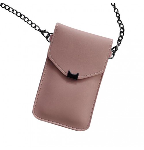 New Transparent Pouch Screen Women's Shoulder Bags Multi-functional Cross Body Bag Mini Mobile Phone Bags For Girls