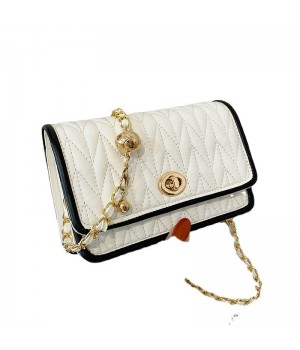 Winter Women's PU Leather Messenger Bag with Zipper Closure and Single Strap