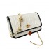 Winter Women's PU Leather Messenger Bag with Zipper Closure and Single Strap