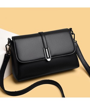 Elegant Leather Crossbody Bag for Women - Fashionable and Spacious PU Leather Shoulder Bag