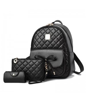 Wholesale PU Leather Purses and Handbags Ladies bag set 3pcs Backpack bags Cute Ladies Handbags Woman Fashion Bags