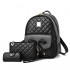 Wholesale PU Leather Purses and Handbags Ladies bag set 3pcs Backpack bags Cute Ladies Handbags Woman Fashion Bags