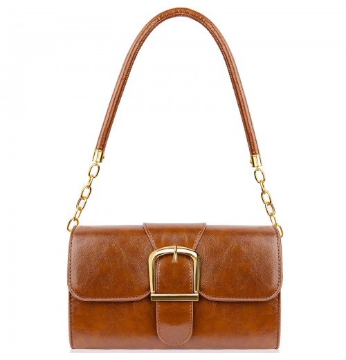The New Popular Simple Mini Fashion Belt Buckle Small Square Bag Office Women'S Fashion Underarm Shoulder Bag