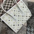 C Brand Luxury Designer Bags Famous Branded Purses and Handbags with Zipper Closure Big Size Suede Material