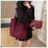New fashion handbags ladies shoulder women hand bags vintage suede leather women's hobo tote bags bucket girls shopping