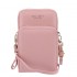 Baellerry Women Leather Double Zipper Shoulder Bags Large Capacity Ladies Cell Phone Bags Wallet