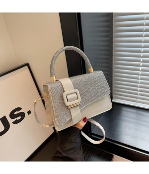 I-0169 PU Leather Shoulder bags Underarm Bag Retro Solid Color Casual Female Hobos Handbags Women's Fashion Handbags