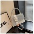 I-0169 PU Leather Shoulder bags Underarm Bag Retro Solid Color Casual Female Hobos Handbags Women's Fashion Handbags