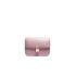 Customize logo pink color mini leather purse for lady, leather handbags for women